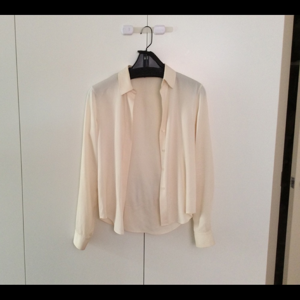 Theory silk blouse